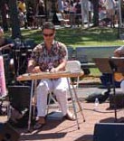 Josh Cho 2010 US open on steel guitar photo